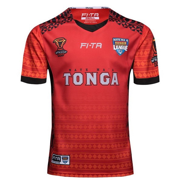 Tailandia Camiseta Tonga RLWC 1ª 2017 2018 Rojo